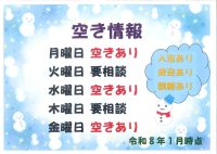 空き情報
